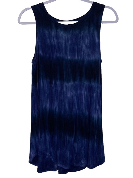 Old Navy Tops - NWOT Luxe Old Navy Blue Tie-Dye Sleeveless Top size small